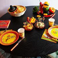 Set 10 Bordjes Fiesta Mexico (23 cm) - thumbnail