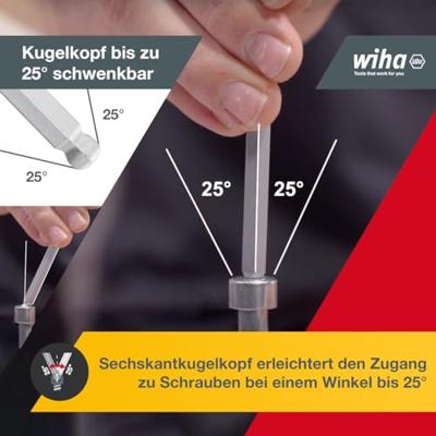 ProStar Inbussleutelset Kogelkop 369S9, 9-delig WIHA - thumbnail
