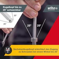 Wiha 369S9 Inbus Haakse schroevendraaierset 1.5 mm, 2 mm, 2.5 mm, 3 mm, 4 mm, 5 mm, 6 mm, 8 mm, 10 mm 9-delig - thumbnail