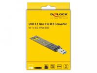 Delock 64069 converter voor M.2 NVMe PCIe SSD met USB 3.1 Gen 2 - thumbnail