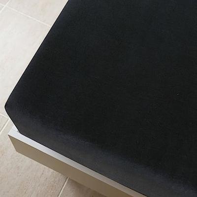 VidaXL Hoeslaken jersey 90x200 cm katoen zwart