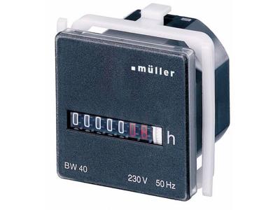 Müller BW 40.18 24V 60Hz Bedrijfsurenteller Roltelwerk