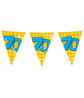 Happy Verjaardag Vlaggenlijn 70 Jaar (10m)
