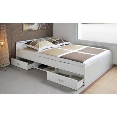Bed Dallas met lades - wit - 140x200 cm - Leen Bakker