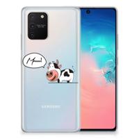 Samsung Galaxy S10 Lite Telefoonhoesje met Naam Cow - thumbnail