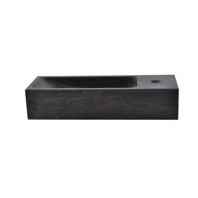Wiesbaden Hardstenen smal fonteintje rechts 38x14x8