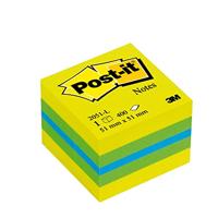 Post-it Notes mini kubus, 400 vel, ft 51 x 51 mm, groen - thumbnail