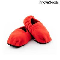 Huismerk Innovagoods Opwarmbare Magnetron Pantoffels - Rood - thumbnail