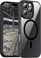 JT Berlin BackCase Pankow Hybrid Backcover Apple iPhone 16 Pro Zwart, Transparant MagSafe compatible - thumbnail