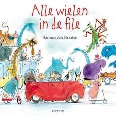 Alle wielen in de file