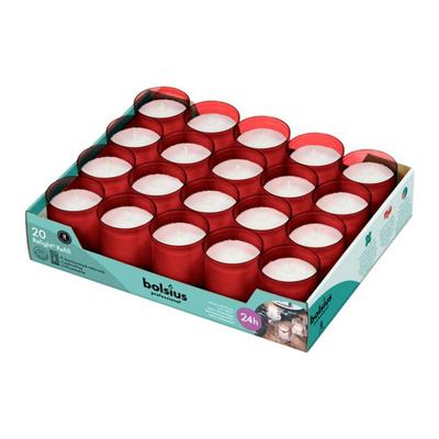 Bolsius - Relight rood kaarsen - Navulling 20 stuks