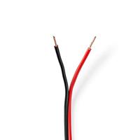 Speaker-Kabel | 2x 0,75 mm2 | 15,0 m | Op Rol | Wit - thumbnail