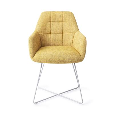 Jesper Home Noto eetkamerstoel Bumble Bee cross white Jesper Home Noto eetkamerstoel Bumble Bee cross white