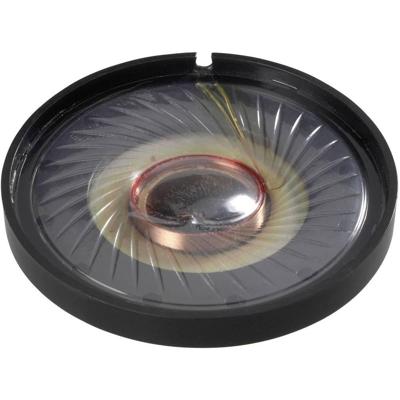 MLS40 1.55 inch 3.95 cm Mini-luidspreker 0.25 W 8 Ω Kunststof membraan, Transparant membraan