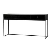 WOOOD Sidetable 'Silas' 140cm, kleur Zwart - thumbnail