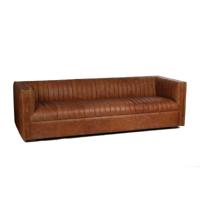 Sofa Home ESPRIT Bruin Stads 246,5 X 92 X 73 CM - thumbnail