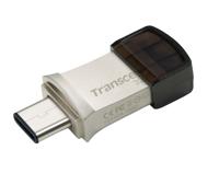 Transcend JetFlash® 890 USB-stick smartphone/tablet Zilver 32 GB USB-A 3.2 Gen 2, USB-C - thumbnail