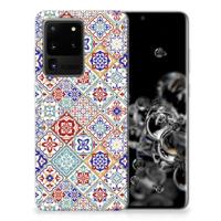 Samsung Galaxy S20 Ultra | TPU | Siliconen hoesje | Tiles Color - thumbnail