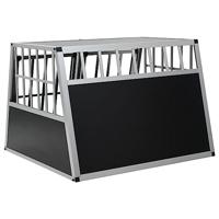 Hondenbench met dubbele deur 94x88x69 cm - thumbnail
