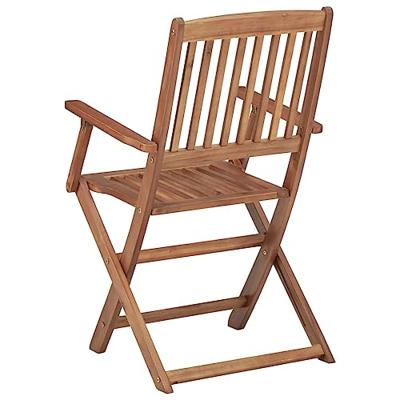 Tuinstoelen 2 st inklapbaar massief acaciahout