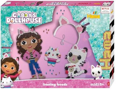 Hama strijkkralen giftset Gabby's Poppenhuis - 4000-delig