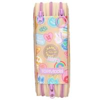 TOPModel Girl Power 3-vaks etui - beige - thumbnail