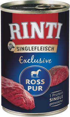 RINTI Singlefleisch Exclusive Horse - natvoer voor honden - 400g