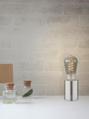 Light depot - tafellamp Dry 10 rond - mat staal - Outlet