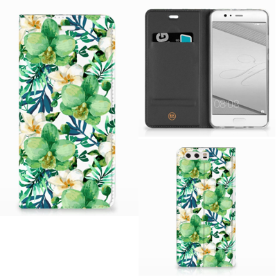 Huawei P10 Plus Smart Cover Orchidee Groen Huawei P10 Plus Smart Cover Orchidee Groen
