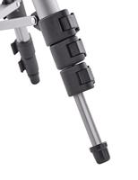 Cullmann CU 52100 ALPHA 1000 Statief met 3-weg kop (3 laden, gewicht 480 g, draagvermogen 1 kg, 106 cm hoogte, verpakkingsmaat 37 cm), zilver - thumbnail