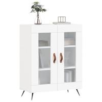 Dressoir 69,5x34x90 cm bewerkt hout wit - thumbnail