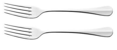 Amefa baguette dessertvork 2 stuks zilver