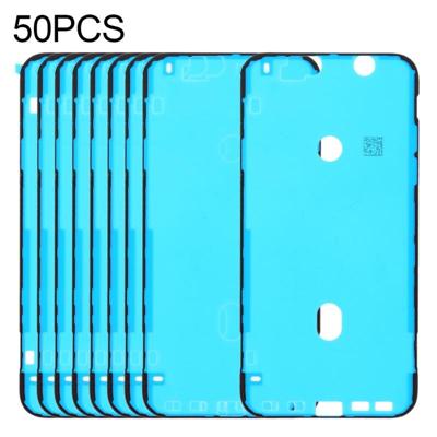50 PCS LCD Frame Bezel waterdichte zelfklevende Stickers voor iPhone XR