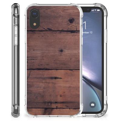 Apple iPhone Xr Stevig Telefoonhoesje Old Wood Apple iPhone Xr Stevig Telefoonhoesje Old Wood