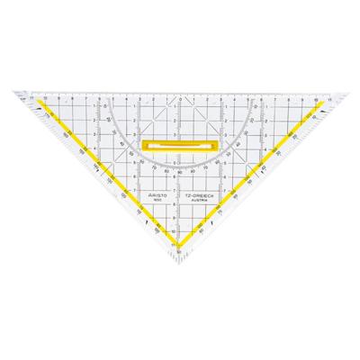 Aristo AR-1650/4 Tekendriehoek 25cm Met Afneembare Greep