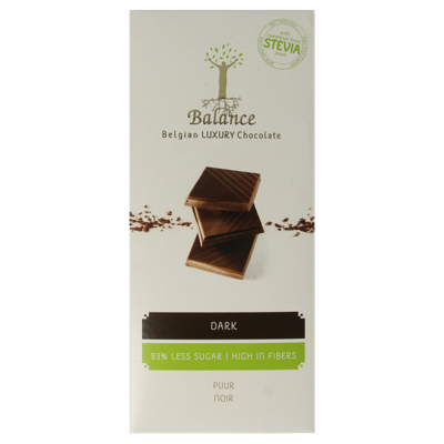 Choco stevia tablet luxury puur 85 Gram