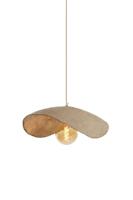 Light & Living Hanglamp 'Lonia' Papier Maché, 53cm, kleur Grijs - thumbnail