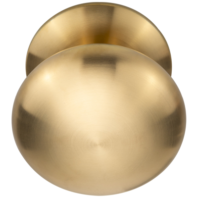 Formani Basics LB65V voordeurknop vast op rozet - PVD mat goud