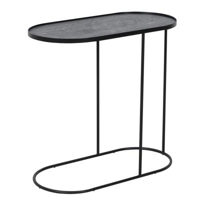 Ethnicraft Ovale Bijzettafel 'Tray' Gelakt Hout, 69 x 33cm Ethnicraft Ovale Bijzettafel 'Tray' Gelakt Hout, 69 x 33cm