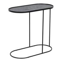 Ethnicraft Ovale Bijzettafel 'Tray' Gelakt Hout, 69 x 33cm - thumbnail