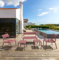 ALTEREGO AROMA Tuinstoel met armleuningen - Rood - thumbnail