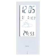 Hama thermometer/hygrometer th-140 met weerindicatie wit - thumbnail