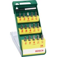 Bosch Accessories Promoline 2607019453 Bitset 15-delig Plat, Kruiskop Phillips, Kruiskop Pozidriv, Binnen-zesrond (TX), Inbus Incl. bithouder - thumbnail