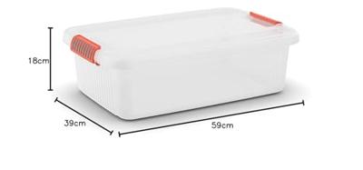 Curver K-Latch Box M 28L Transparant Curver K-Latch Box M 28L Transparant