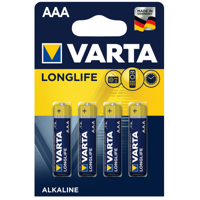 VARTA batterij "longlife longlife micro 4-pack blister aaa - thumbnail