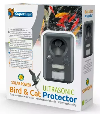 Superfish Ultrasoon Bird&Cat Protector - Eco-vriendelijke Vijverbescherming op Zonne-Energie (USB-Oplaadbaar) - thumbnail
