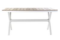 Eettafel DKD Home Decor Buitenkant Hars Aluminium 200 x 90 x 75 cm - thumbnail
