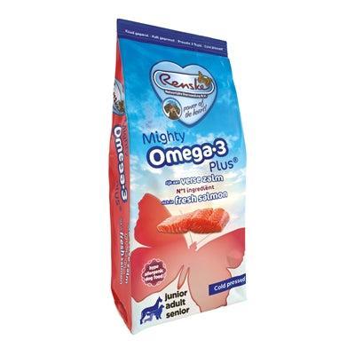 Renske Mighty Omega-3 Plus Cold Pressed vers bereid met zalm hondenvoer 12 kg