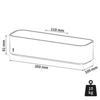 Tiger 2-Store Douchemand 35x10,9x8,1 cm Wit - thumbnail