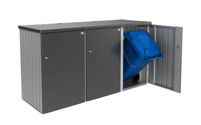 ContainerBox Alex Variant 1 Zilver Metallic Biohort - Biohort